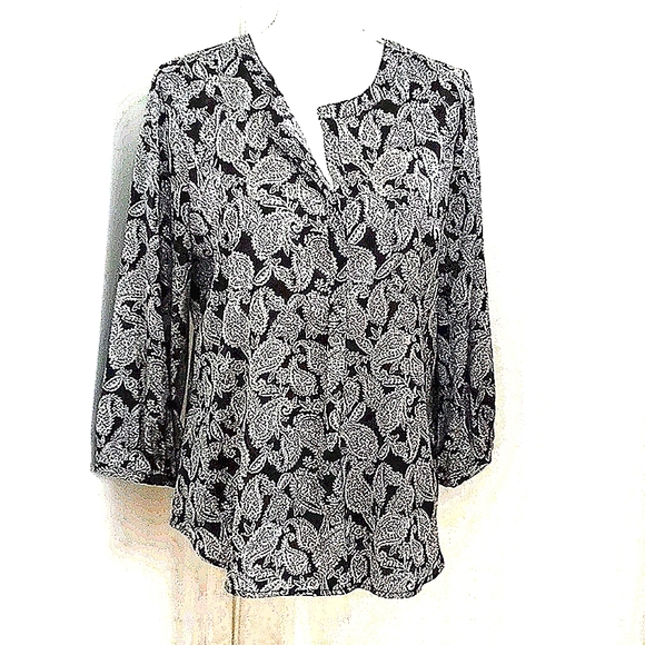 Women's Liz Claiborne blouse sz L - Picture 1 of 8